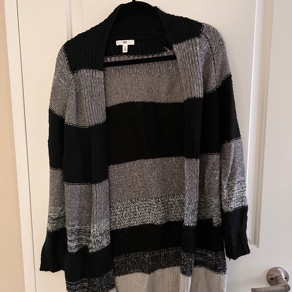 BP Bold Stripe Longline Cardigan- size XS - Picture 6 of 7